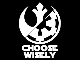 Star Wars Choose Wisely Jedi Sith Vinyl Decal Car Wall Sticker Choose Size Color Ebay Star Wars Symbols Star Wars Tattoo Star Wars Art