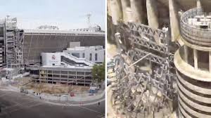Real madrid's $600m bernabéu stadium revamp. Real Madrid New Stadium The Renovation Works From Inside As Com