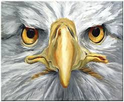 Oil Painting Eagle Painting America Art Art