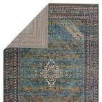 Prisma Vibe By Selah Medallion Blue/ Green Area Rug PSA01 ...
