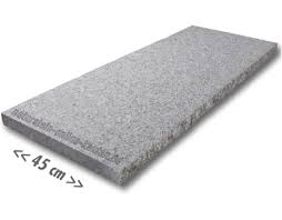 Mauerwerksabdeckung G603 Granit 100x45x4cm Granit Granitsteine Gartenmauer