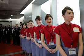 Air canada rouge unveils its new flight attendant uniforms. Taiwan S National Airlines Lift Ban On Flight Attendants Wearing Glasses Taiwan News 2020 02 27 15 27 00