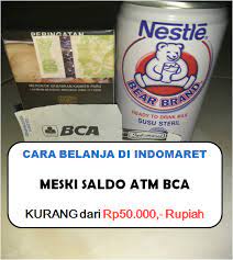 Biaya tarik tunai linkaja di indomaret. Belanja Di Indomaret Meski Saldo Atm Bca Kurang Dari Rp50 000 Rupiah Triharyono Com