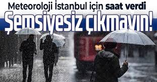 Mardin için bölgesel hava durumu. Hava Durumu Meteoroloji Istanbul Icin Saat Verdi Saganak Yagis Geliyor Takvim