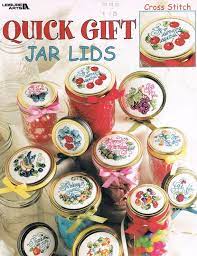 Buy jar topper cross stitch on ebay. 9 Mason Jar Lids Ideas Jar Lids Mason Jar Lids Jar