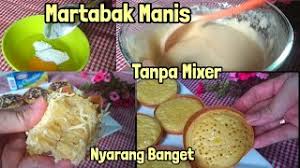 Nyontek dari blognya mba nining. Wow Ini Dia Resep Martabak Manis Anti Gagal Tanpa Ragi Youtube