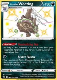 Aktuell ist smogmog nicht in seiner schillernden variante verfügbar. Galarian Weezing Severe Poison Pokemon Cardmarket