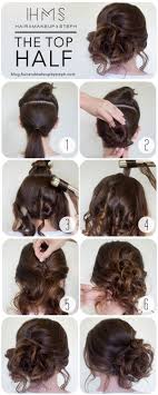 half top hairstyle tutorial pictures