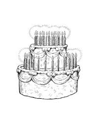 Birthday celebrations are fun, especially children love to celebrate their birthday in a unique way. Birthday Cake Sketch Stock Vector Adobe Stock
