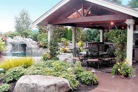 Building outdoor living spaces extends the home to the yard. 10 Fabulous Inspiring Outdoor Living Spaces Around Seattle Seattle Magazine