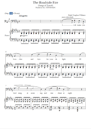 Songs of travel and other verses was originally planned by stevenson as an extension of underwoods. Singer Sheet Music Songs Of Travel Iii The Roadside Fire Bass Vaughan Williams