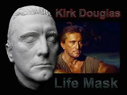 Kirk Douglas Life Mask Direct From a Vintage Casting. Spartacus, Ulysses
