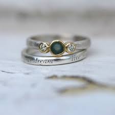 Sea Glass And Diamond Ethical Engagement Ring Glasswing Jewellery The Natural Wedding Comp Ethical Engagement Ring Engagement Rings Ethical Wedding Rings