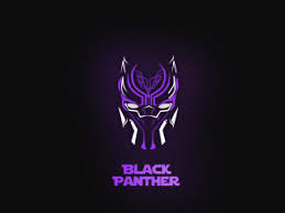 Mask, black background, neon, comic, marvel, black panther. Black Panther Hd Wallpapers 4k Backgrounds Wallpapers Den