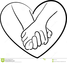 Holding Hands Royalty Free Stock Image Image 9274176 Hand Clipart Cartoons Holding Hands Easy Drawings