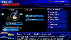 The abilities screen for terra in kingdom hearts birth by sleep. Kingdom Hearts Birth By Sleep Review Gaming Nexus