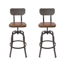 Birch Lane Bar Stools Karly Swivel Solid Wood Adjustable Height Bar Stool Swivel Bar Stools Bar Stools Stool