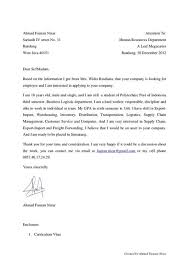 Jadi surat lamaran kerja digunakan apabila kita akan melamar suatu pekerjaan. Application Letter Contoh Surat Lamaran Kerja Bahasa Inggris Fresh Graduate Nusagates
