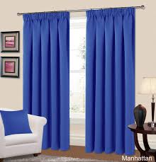 Not only bedroom curtains plain, you could also find another pics such as bedroom curtains, italian style curtains, designer curtains, printed curtains, kitchen curtains, country style curtains, satin curtains, dull curtains, rounded curtains, corded curtains, making shower curtains, river. Plain Blue Colour Thermal Blackout Readymade Bedroom Livingroom Curtains Pencil Pleat