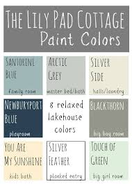 My Paint Colors 8 Relaxed Lake House Colors The Lilypad Cottage Cottage Paint Colors House Colors Lilypad Cottages