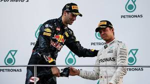 Daniel ricciardo brought back his trademark celebration after a podium finish and one rival and the world was happy to see both a shoey in the moment and a new partner in hamilton to partake. Podium Victims Give Daniel Ricciardo S Shoey A Mixed Response