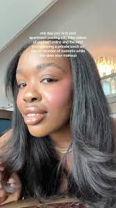 we love moments like these🥹 @tanicharose wearing Nudies Matte Blush in  Bubba and Nudies Glow Highlight in I Dew ⁠, ⁠, Available @sephora,  @sephoracanada, @ultabeauty & @shoppersbeauty