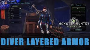 Download Mhw Diver Layered Armor Required Materials Youtube