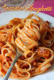 Spaghetti With Tomato Sauce Recipe Tomato Spaghetti Recipe Yummy Tummy Spaghetti Recipes Tomato Sauce Recipe Pasta Recipes