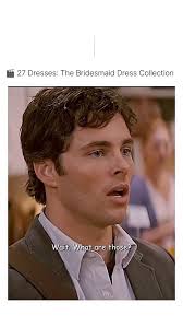 This video clip features a montage from the movie 27 Dresses (2008),  focusing