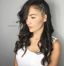16 Ideas Hairstyles Long Shaved Side For 2019 Shavedhairstyles In 2020 Shaved Side Hairstyles Half Shaved Hair Shaved Long Hair