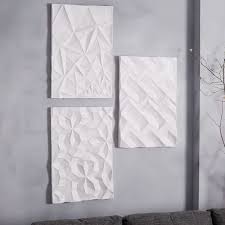 200 mm x 200 mm x 6mm if you like this 3 piece geo wall art you will love the 3 piece geo marine wall. Papier Mache Wall Art Geo Panels