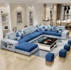 Bellagio Modern U Shape Large Fabric Couch Corner Sofa Set Living Room Furniture Col Modern Sofa Living Room Corner Sofa Living Room Living Room Sofa Design