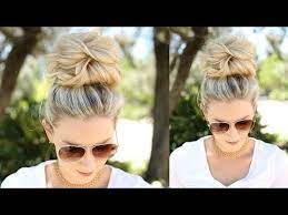 Easy Messy Bun Using No Bobby Pins Youtube Messy Hairstyles Messy Bun Hairstyles Bun Hairstyles For Long Hair