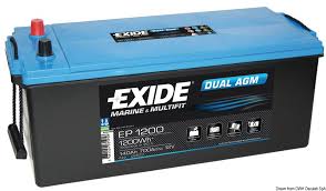 Exide stowaway deep cycle battery 24mdcst. Exide Agm Battery 240 Ah Osculati 1241205