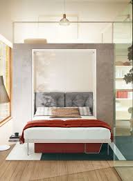 The Penelope Is A Space Saving Murphy Bed That Pulls Down To Reveal A Queen Size Bed The Penelope Integrates Seaml Murphy Bed Plans Murphy Bed Murphy Bed Ikea