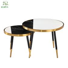 If you looking for a simple and contemporary table, you need to choose this one. China Elegant Stainless Steel Bird Nest Marble Top Coffee Table Center Table Design China Home Furniture Coffee Table