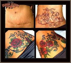 Pin By Amber Jensen On Costumes In 2020 Stomach Tattoos Tattoo Cover Stretch Marks Belly Tattoos