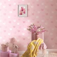 وردي جميل تصميم غير المنسوجة ورق حائط لحجرة النوم للفتيات Buy Wallpaper For Girls Pink Wallpaper Bedroom Wallpaper For Girls Product On Alibaba Com