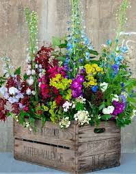 20 Amazing Diy Outdoor Planter Ideas To Make Your Garden Wonderful Wooden Flower Boxes Diy Planters Outdoor Container Flowers