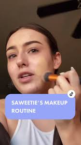 Reply to @sydneygabe trying saweetie's makeup routine @officialsaweeti...