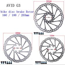 Us 4 28 7 Off 1 Pcs Avid G3 Mtb Bike Disc Brake Rotor Size 160 180 203mm For Hydraulic Disc Brake Rotor In Bicycle Brake From Sports