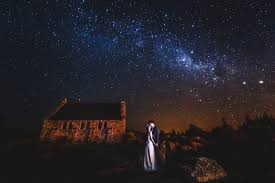New Zealand Pre Wedding Photoshoot Under The Stars Night Sky Photography Night Sky Wedding Night Photography