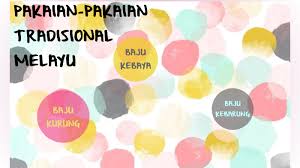 Selain itu, ia juga termasuk baju kebaya, celana, kain sarung, samping dan selendang. Pakaian Pakaian Tradisional Orang Melayu By A Fyna