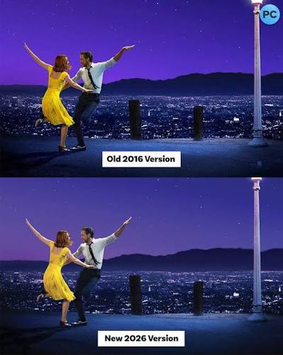 Ryan Gosling can finally stop thinking about the "La La hand." 💃🕺⁠ ⁠ To  celebrate the upcoming 10th anniversary of 'La La Land,' Lionsgate unveiled  an updated version of the film's iconic