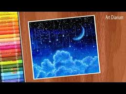 Students learn how to communicate ideas visually, play with the tools of the field, frame points of view and messages, build community and embrace a fluid, networked culture. Easy Meteor Shower In The Night Sky Drawing Oil Pastel Drawing For Beginners Step By Oil Pastel Drawings Easy Oil Pastel Paintings Diy Canvas Art Painting