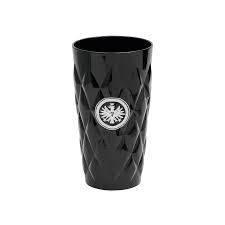 Eintracht.de vereint profis, nachwuchs, fans, vereinssport, historie/museum und eintrachttv unter einem dach. Eintracht Frankfurt Kaffeebecher Tasse Logo Schwarz Weiss