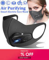 Free delivery and returns on ebay plus items for plus members. Kn95 Fresh Air Supply Face Mask Anti Haze Electric Intelligent Dust Pollution Purifying Face Mask Face Purifier