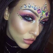 Coachella inspired makeup tutorial coco lili. Festival Jewels Coachella Make Up Karnevalsschminke Fasching Schminken Augen