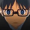 قصة انمي shigatsu wa kimi no uso تدور حول آريما كوسي العبقري في العزف على البيانو لكن وفاة أمه أدت إلى انهياره واعتزاله للبيانو.إلا أن عازفة الكمان ميازونو كوري أرادت مساعدته للعودة إلى زمنه الجميل 3