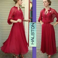 Halston heritage dresses for women brings studio 54 flair to your night out. Sold Vintage 70s Halston Studio 54 Dress Silk Chiffon Dress Chiffon Dress Vintage Chiffon Dress